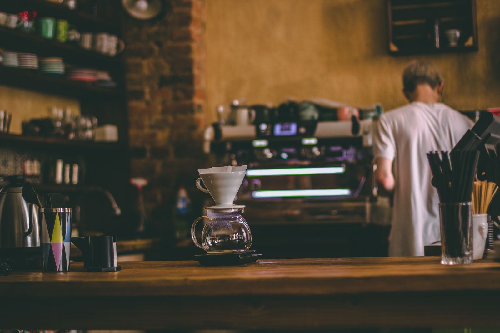 Instructor leading a supervised barista session